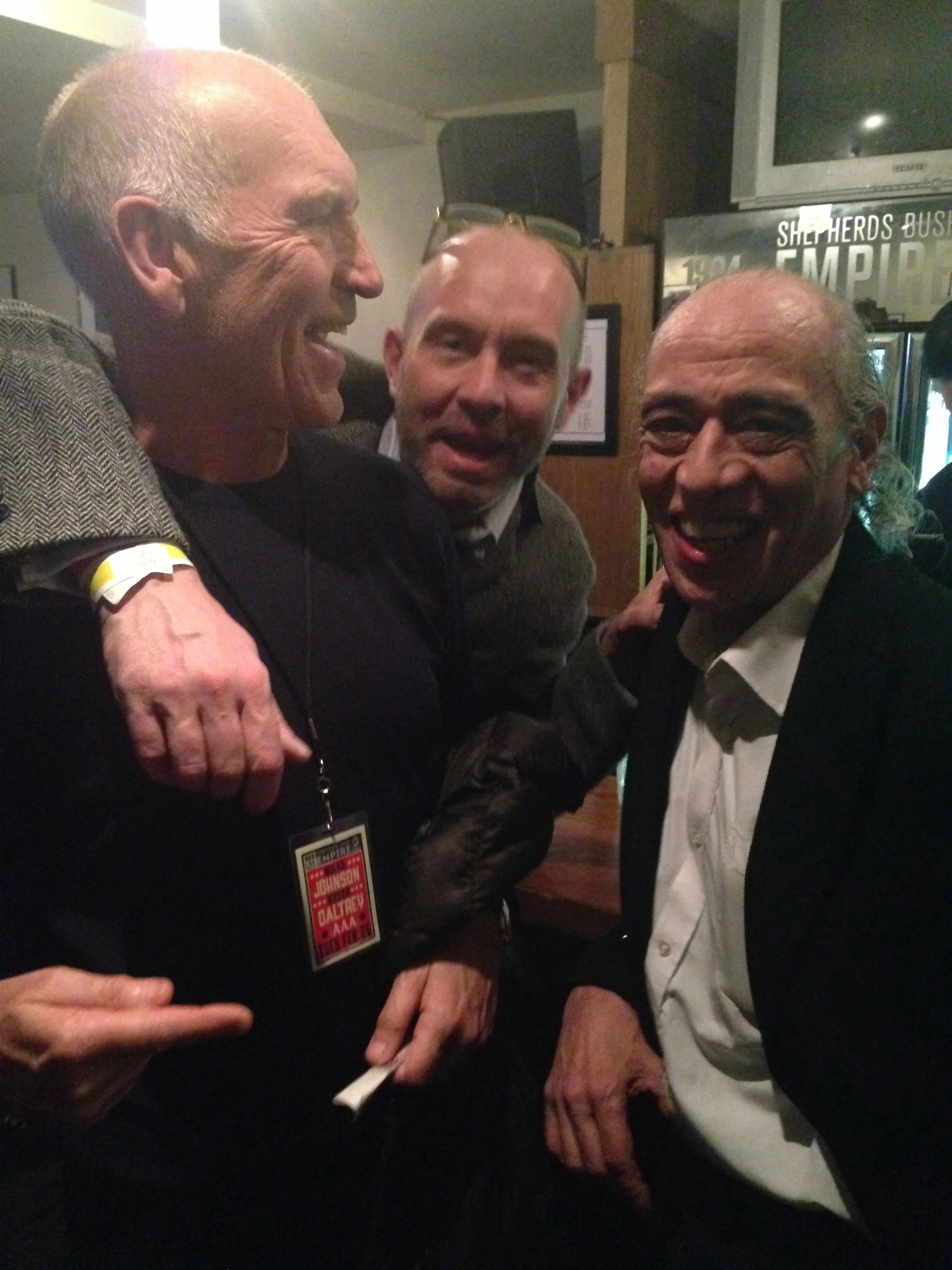 Music Titan Bill Curbishley, Mr Wesley and Norman Watt-Roy