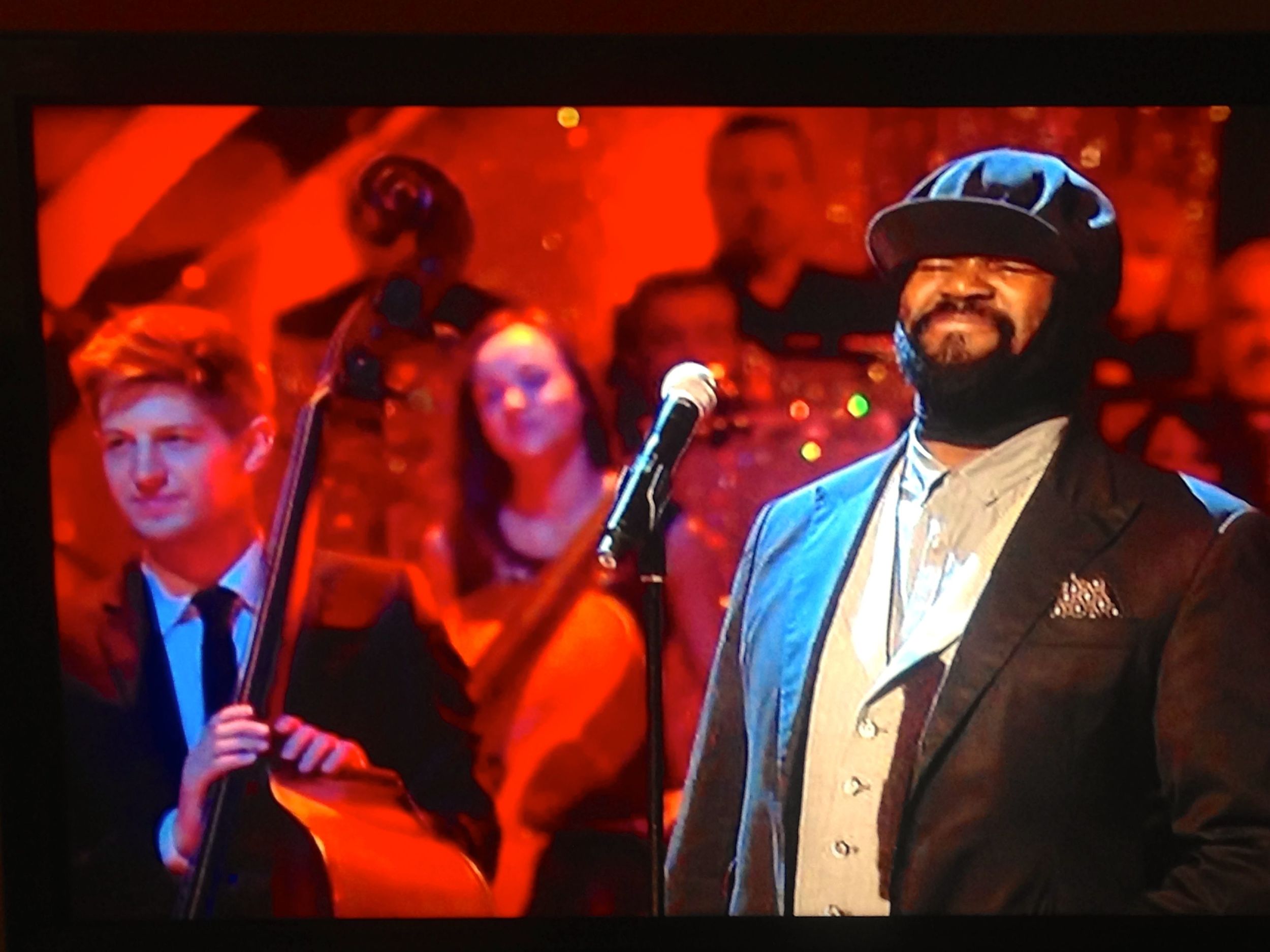 Gregory performing on Strictly Come Dancing