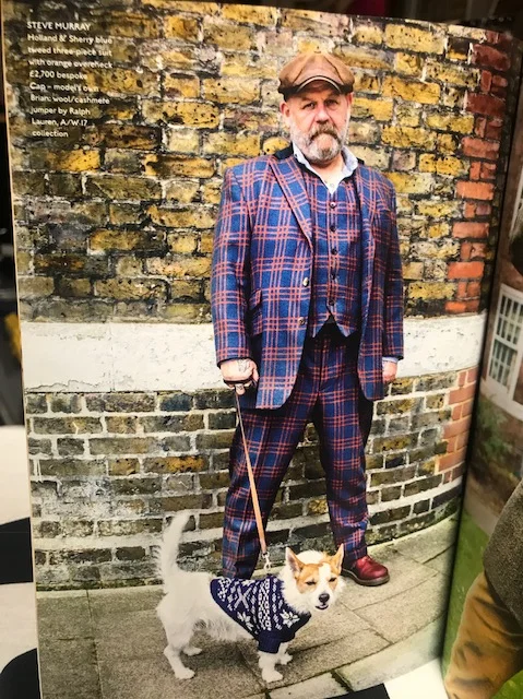 Steve Murray, friend and client, modelled for us in the Autumn / Winter edition of The Chap magazine. Everyone wore Bedlam except for Brian, Hound of Bedlam, who was dressed by Ralph Lauren