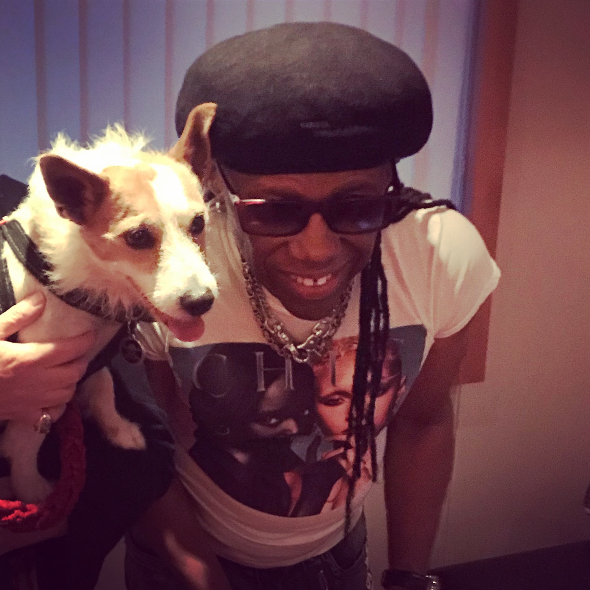 Brian, Hound of Bedlam, is a bit of a howler we’re sorry to report, so he was confined to rainstick when he visited his DogFather Nile Rodgers at Abbey Road Studios. The feted producer coaxed a platinum potential performance from him, needless to say.