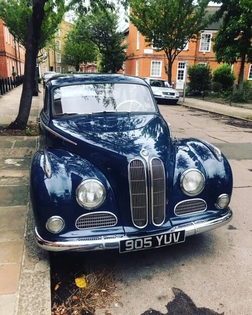  Petrol blue is putting a tiger in our tank, wish it was this 1964 BMW that graces a street nearby! 