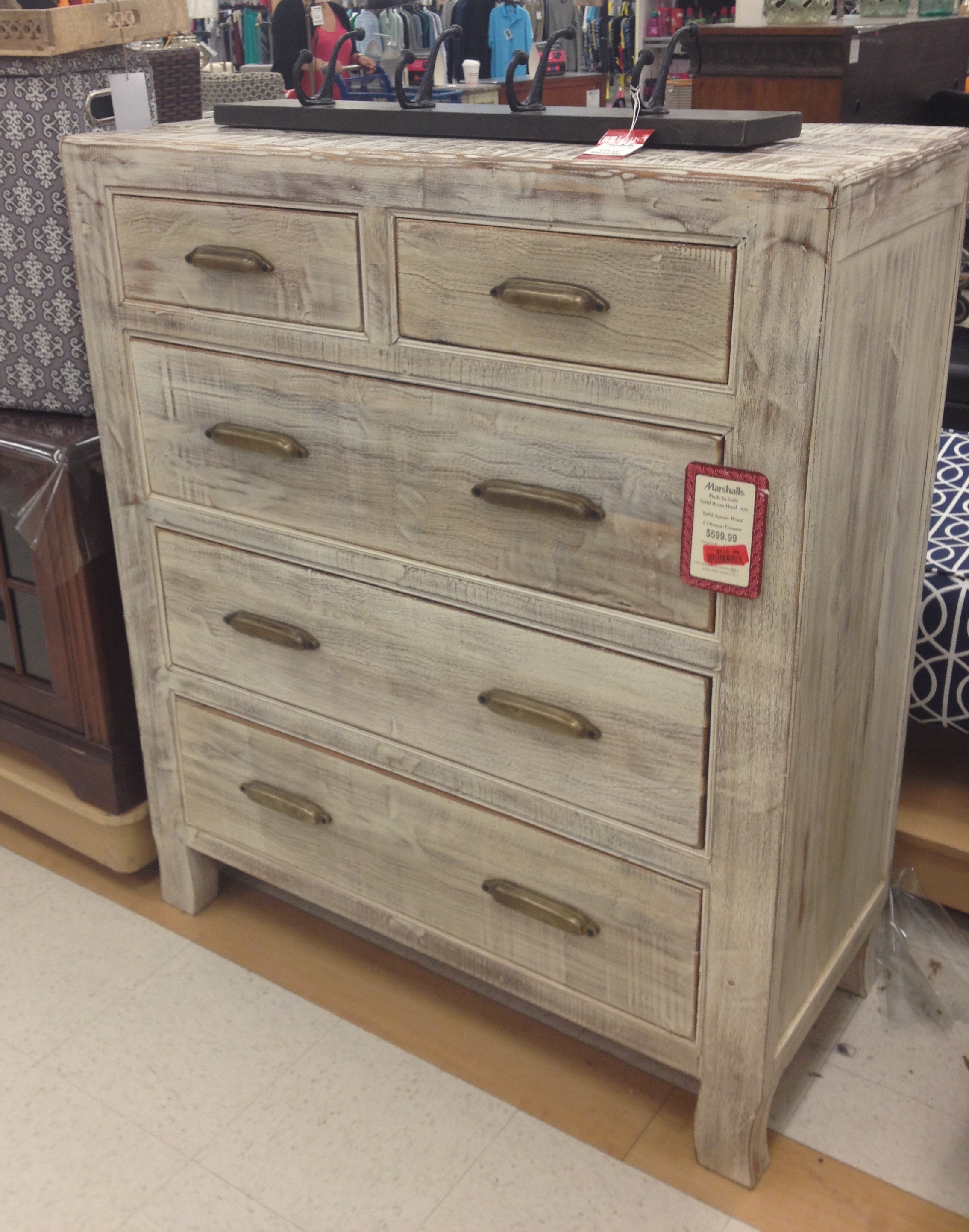 Cosmo 5 drawer chest