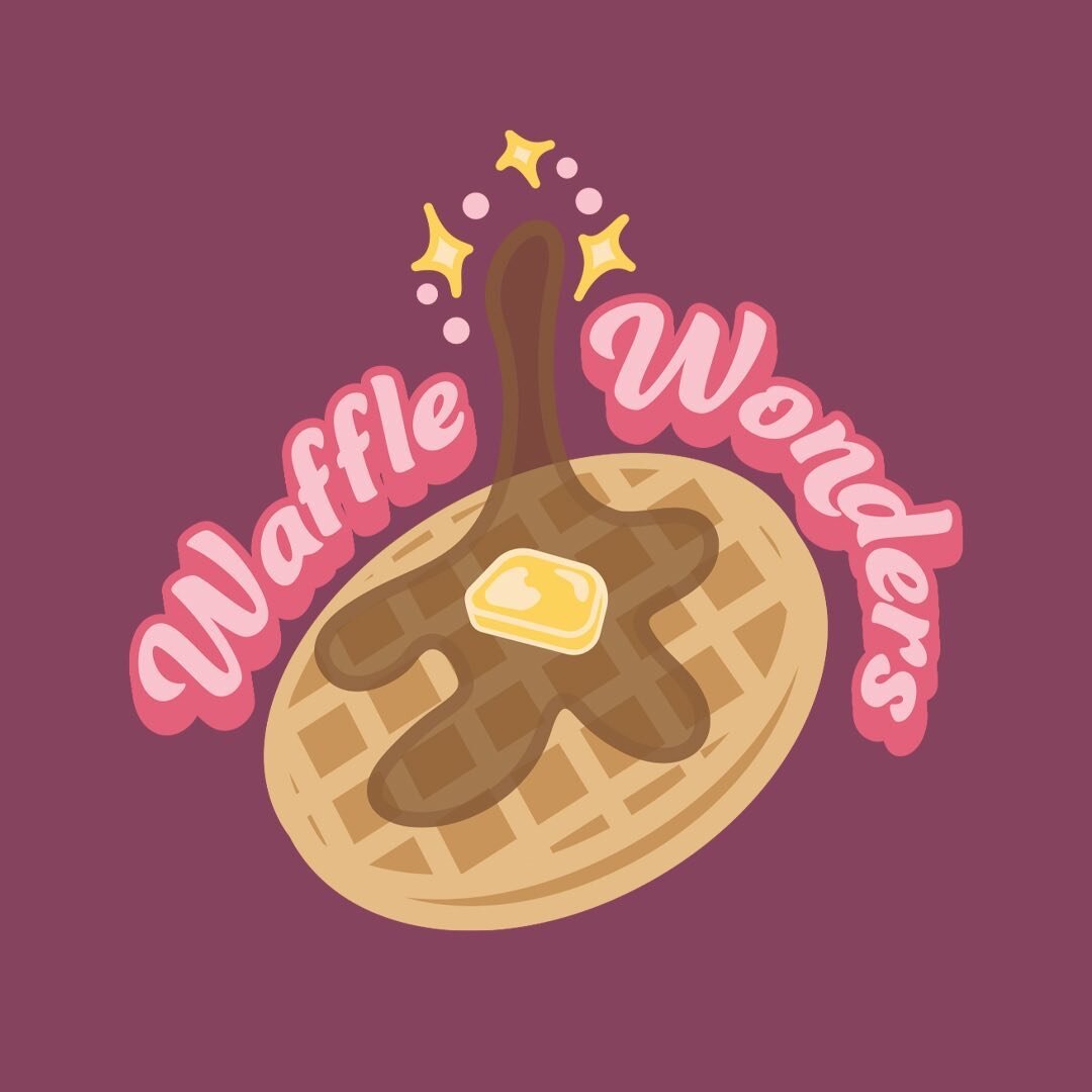 Good Morning! What&rsquo;s for breakfast?
Feeling sweet today so here&rsquo;s 1 of 3 sweet brand designs from 2021. Waffle Wonders.

#wonder #waffles #sweetreats #brand #branding #2021inreview #torontoillustrator #canadianillustrator #torontographicd