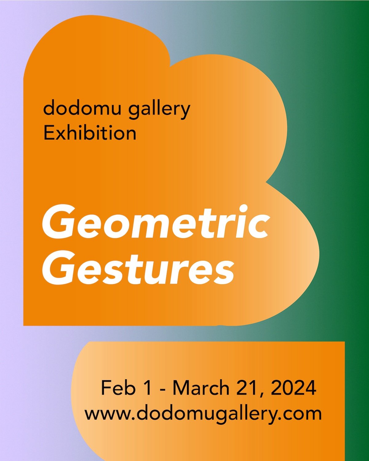 Geometric Gestures at dodomu gallery