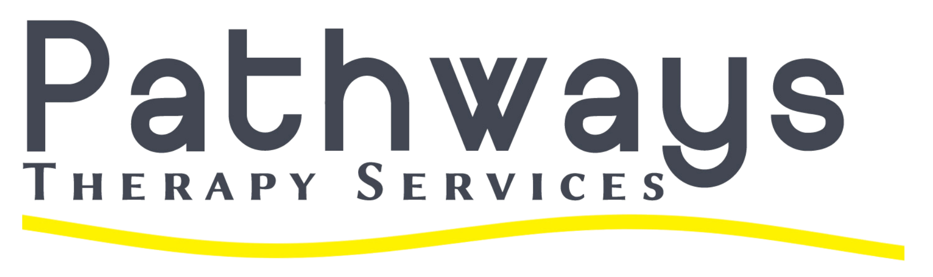 Patywasu Therapy Services logo with stylized text and a yellow swoosh