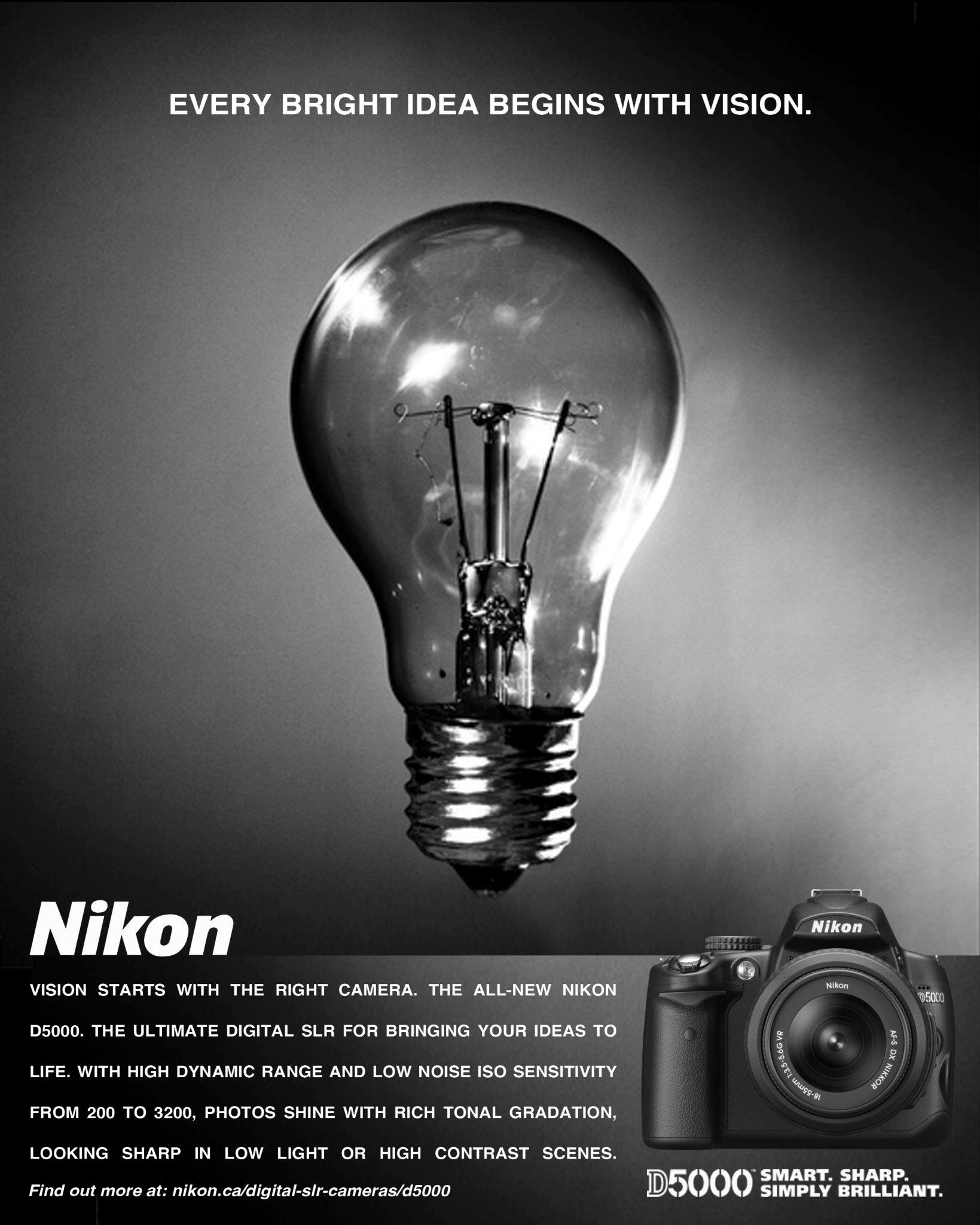 Spec Print Ad for Nikon