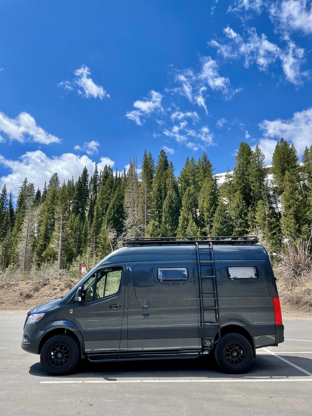 Van in Canyon