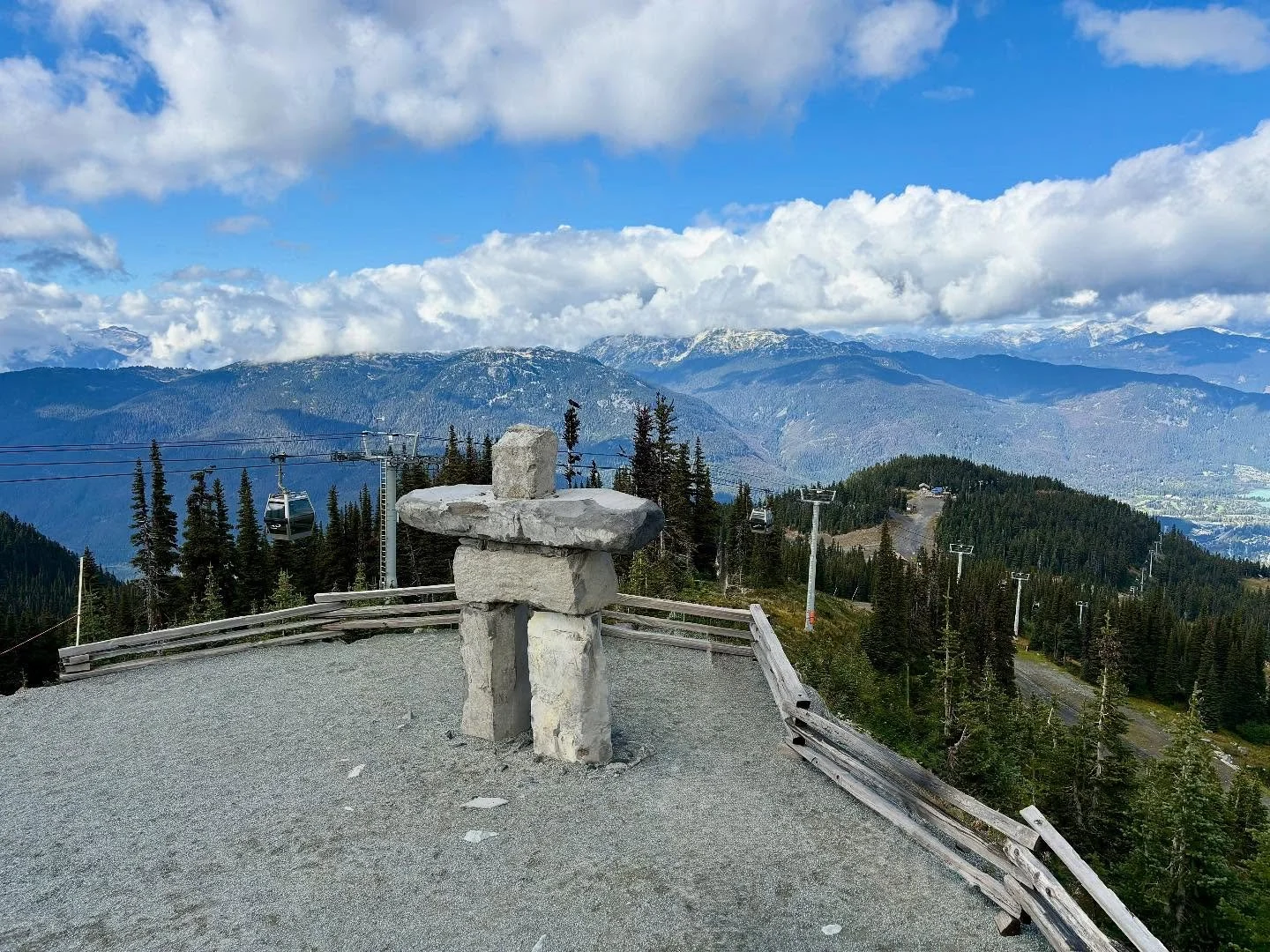 Sea To Sky Highway Van Rally
Day 4 — Part 6
The Roundhouse Lodge is the centre of activity on much of Whistler Mountain. It is where the Whistler Gondola drops off and next to where the Peak 2 Peak Gondola crosses to Blackcomb Mountain. Restaur