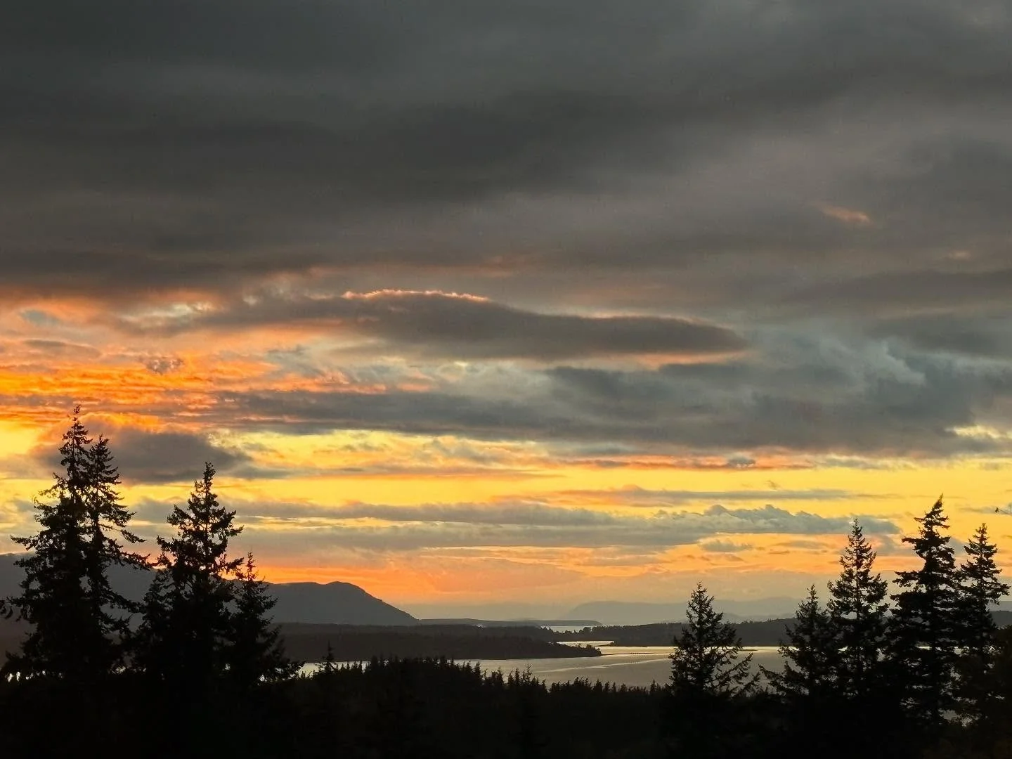 This is part 2 of the sunset on October 19th for this #flashbackfriday. The sunset colors became more vibrant towards the end, adding even more contrast with the dark and heavy clouds above! 🌅