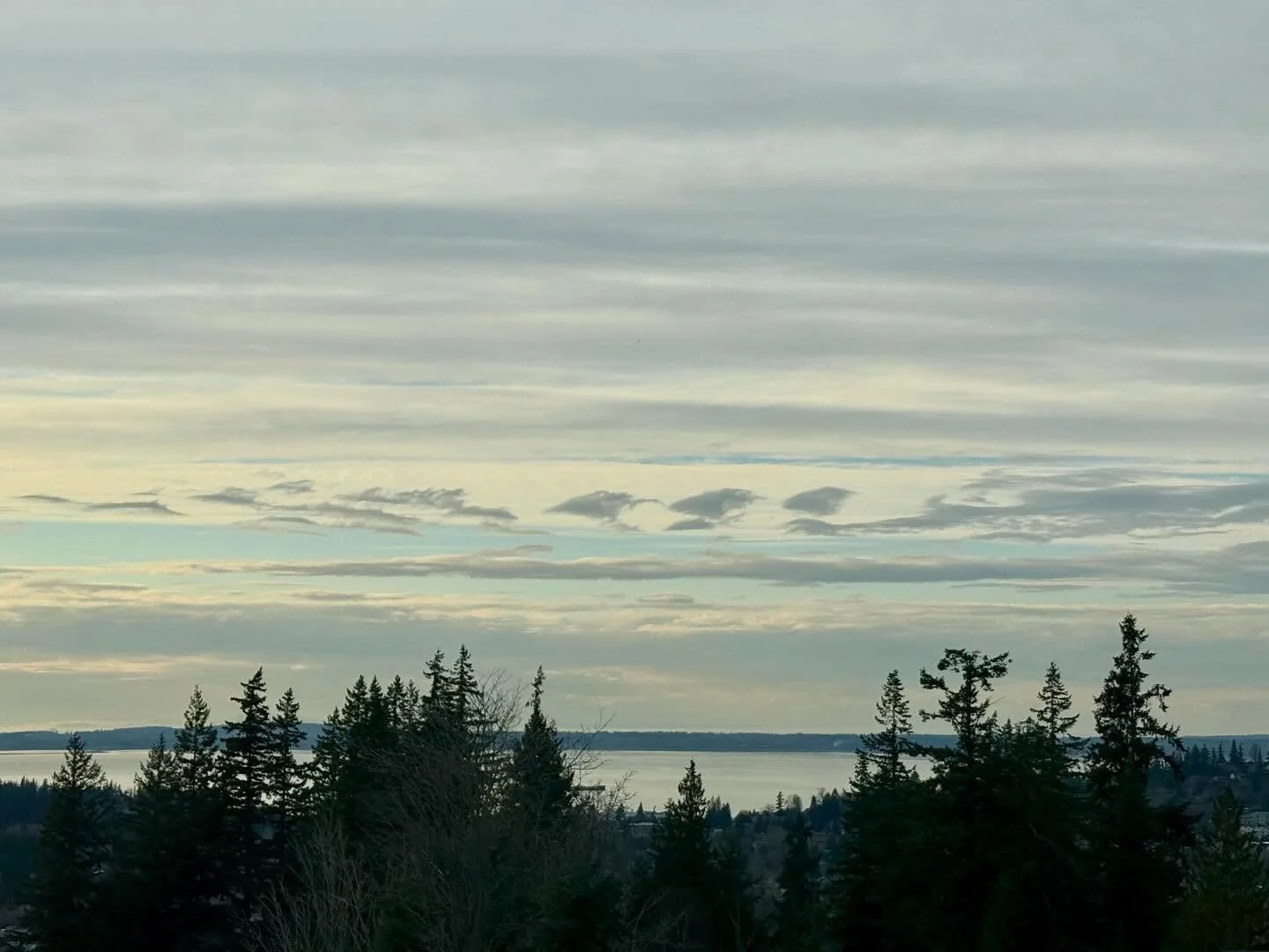 Yesterday there was a row of clouds that looked like waves. It&rsquo;s a bit hard to tell from this photo as they were way more defined than they appear. I looked up what these types of clouds are called. Wavy clouds are often called Asperitas (or Un