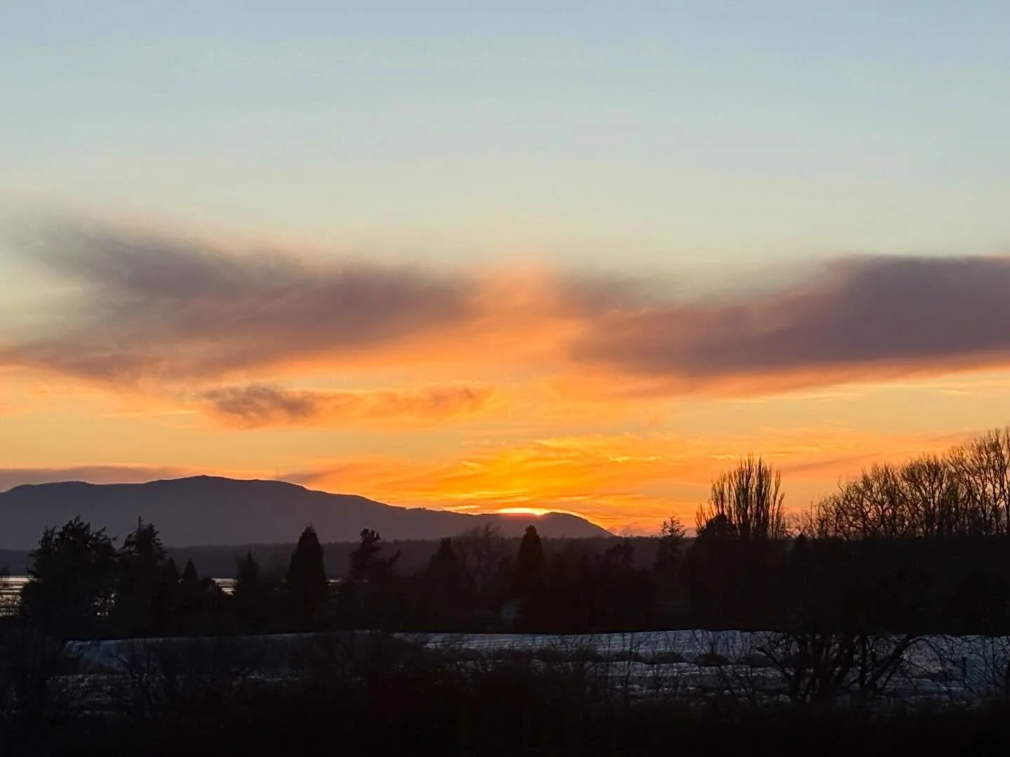 Super Bowl Sunday Sunset! 🌅