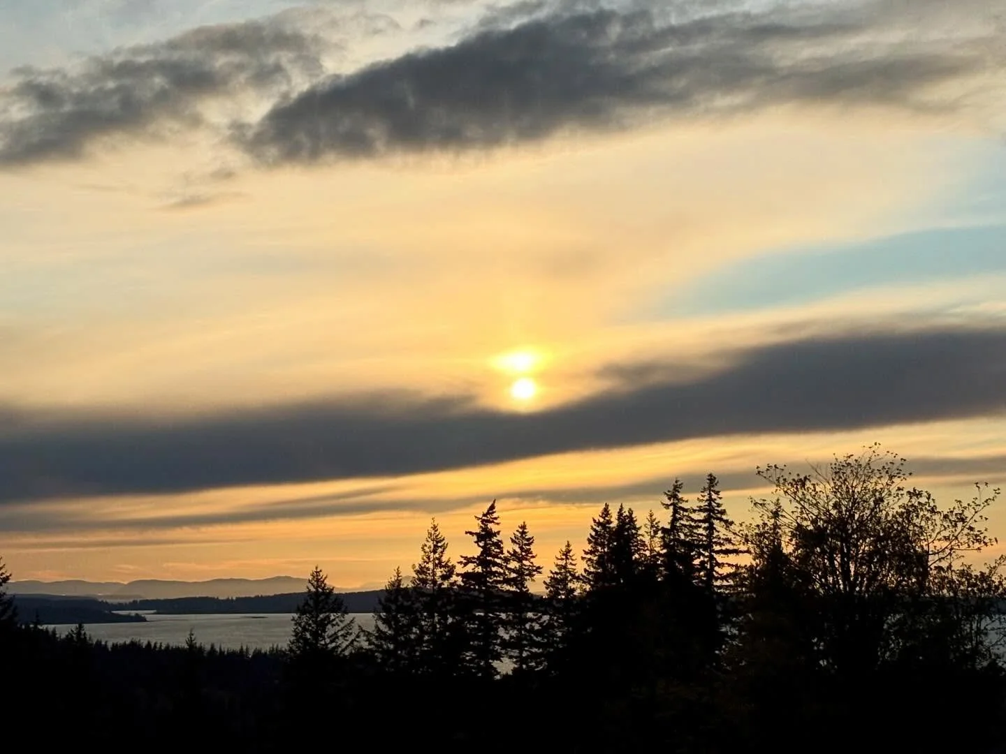 I missed a part of the golden hour tonight, but what I did catch was quite lovely. 🌅
