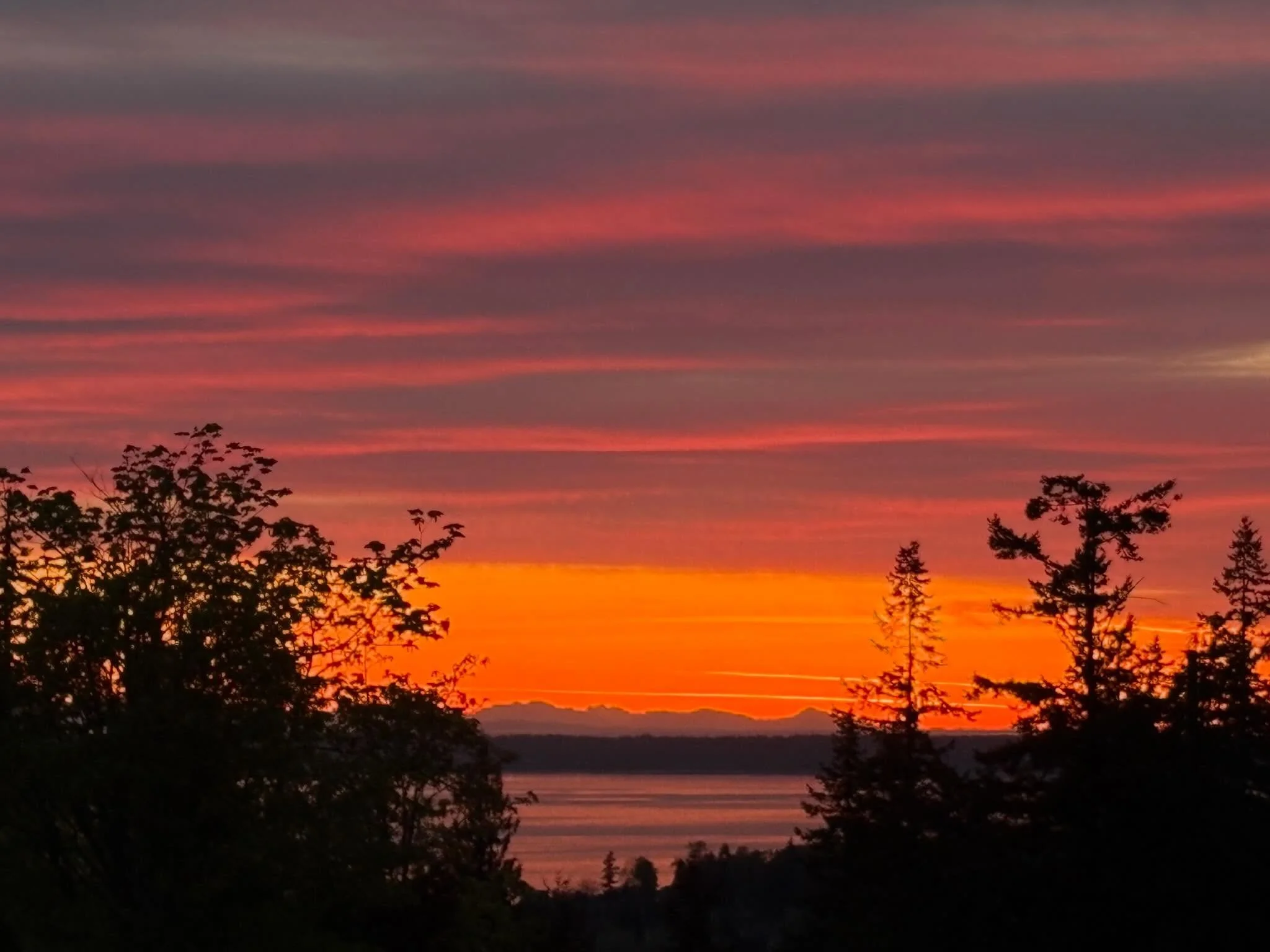 The sunset on Saturday April 25 was one of the best of this spring season so far! So rich and colorful and it lasted so long! I&rsquo;m still blown away by how beautiful and mesmerizing this sunset was. I love how the bottoms of the clouds turned vib