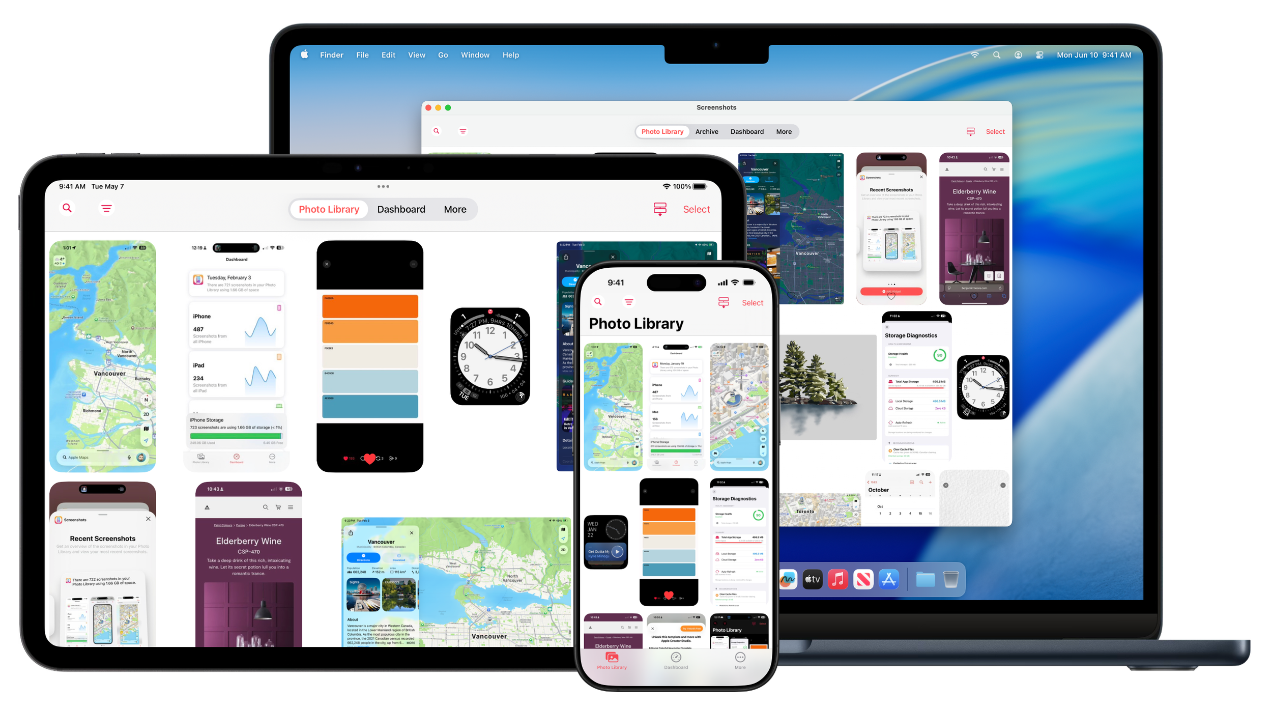 Screenshots Pro on iPad