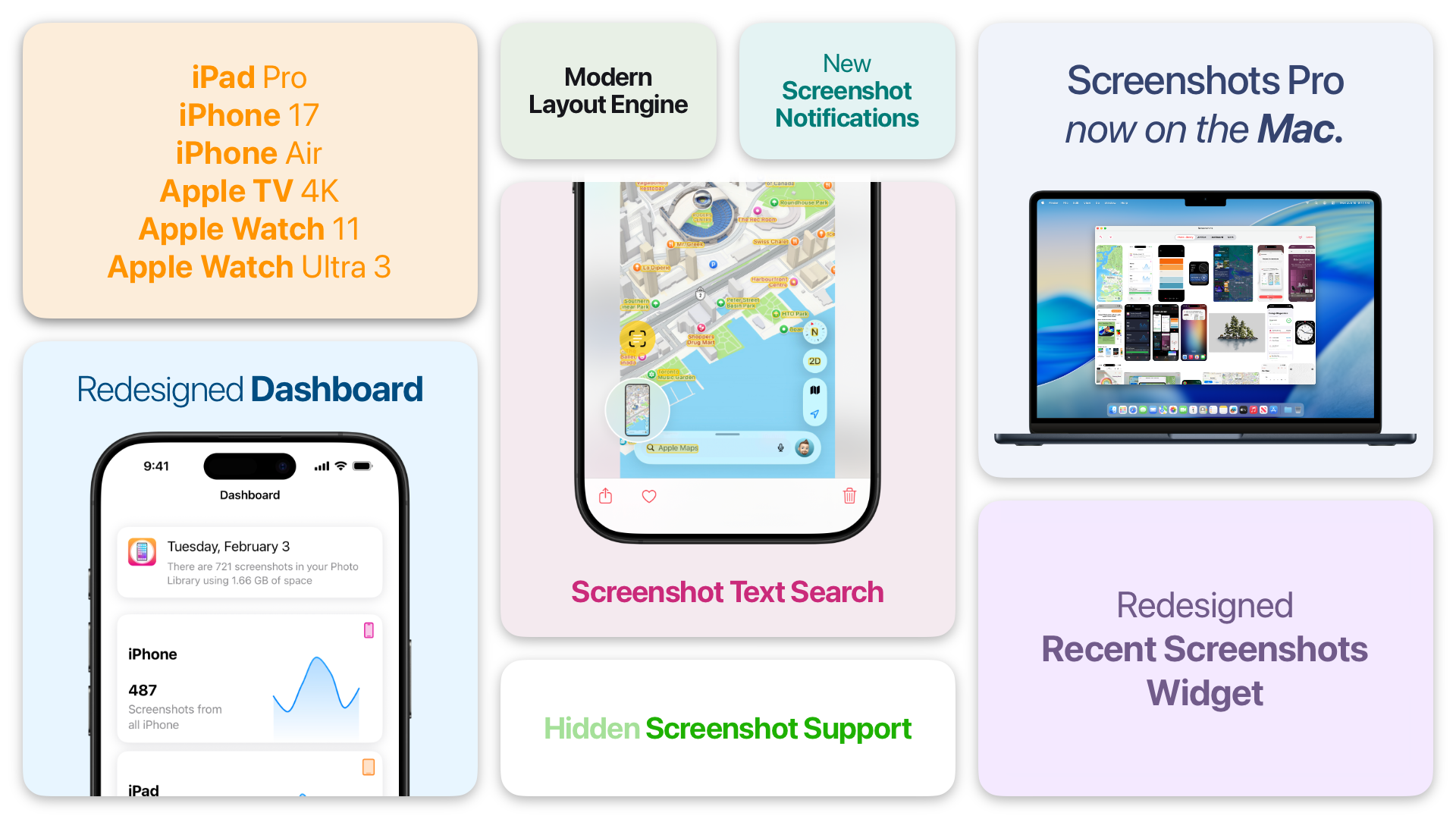 Screenshots Pro 2026.2 feature overview
