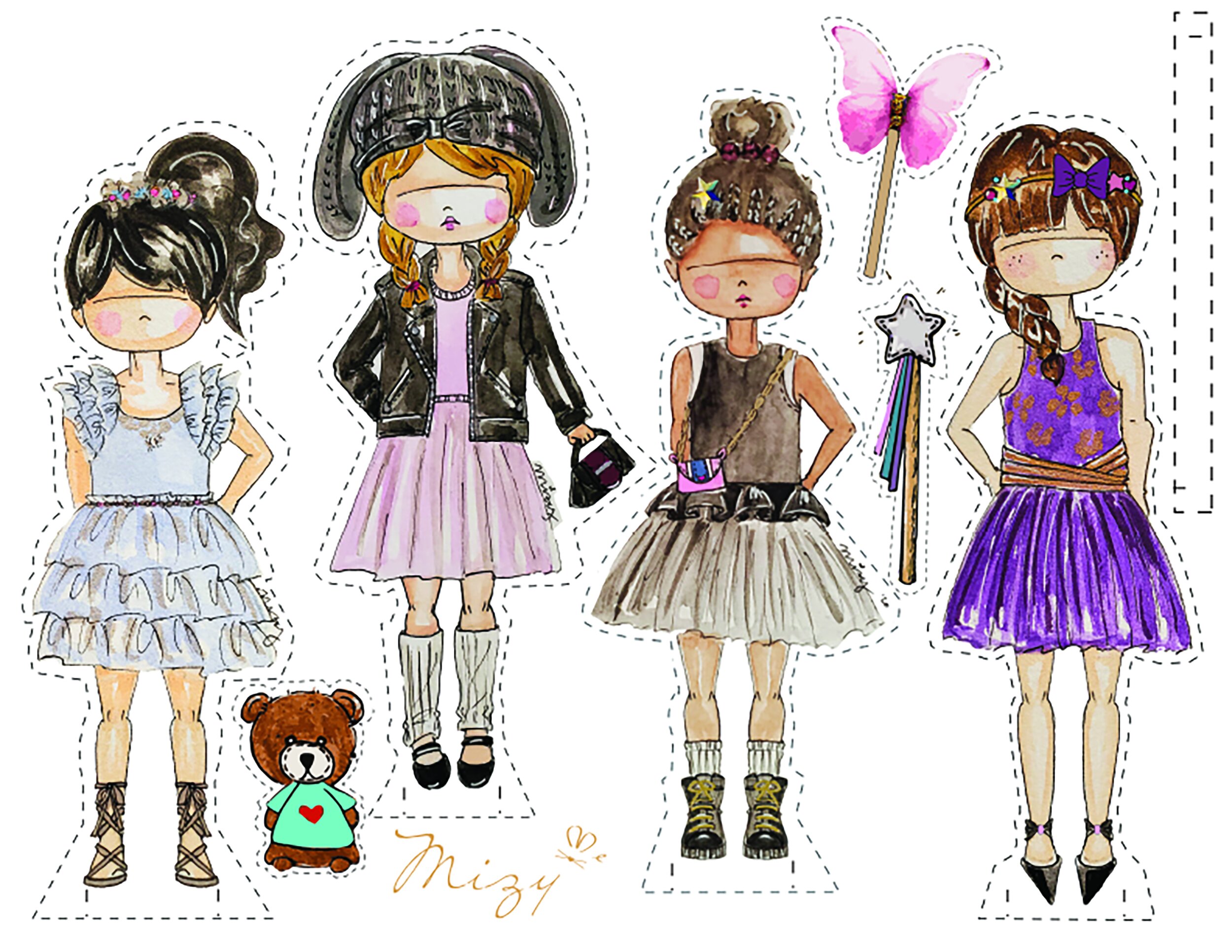 Free Paper Doll Cutouts — mizy.me