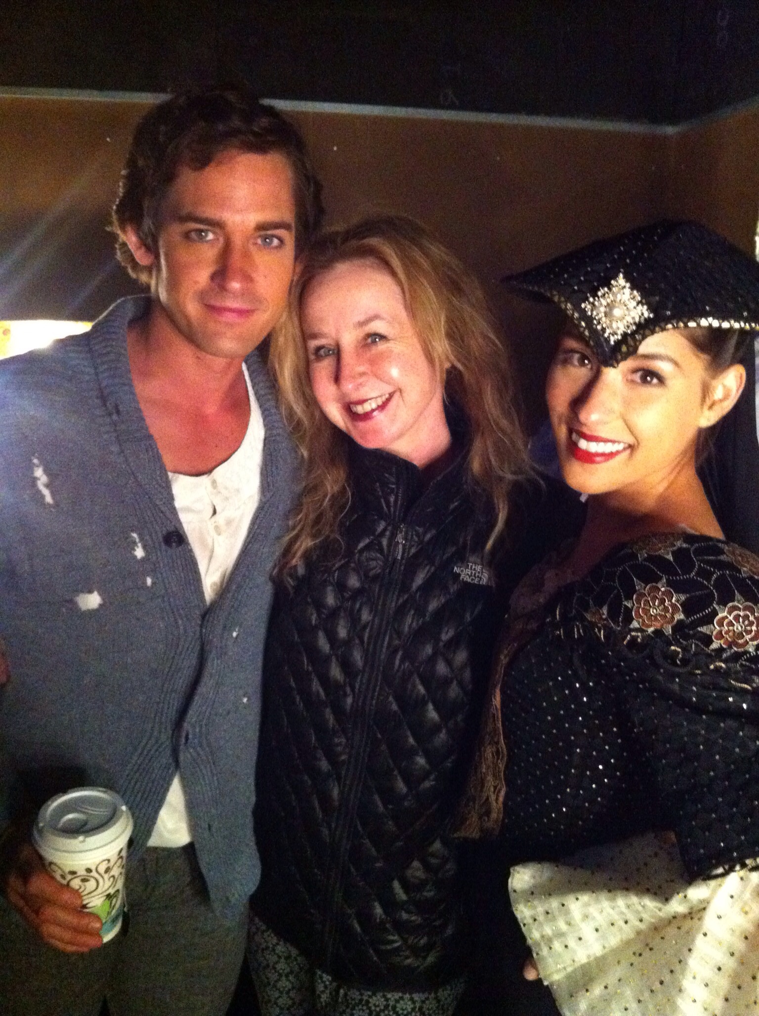on set with Will Kemp + Stephanie Kim petals on the wind | lifetime