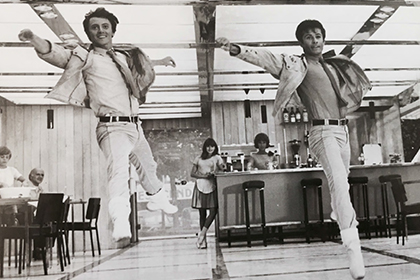 With George Chakiris in "The Young Girls of Rochefort"