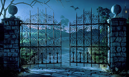Spooky Night Making of a creaky gate, enter if you dare.