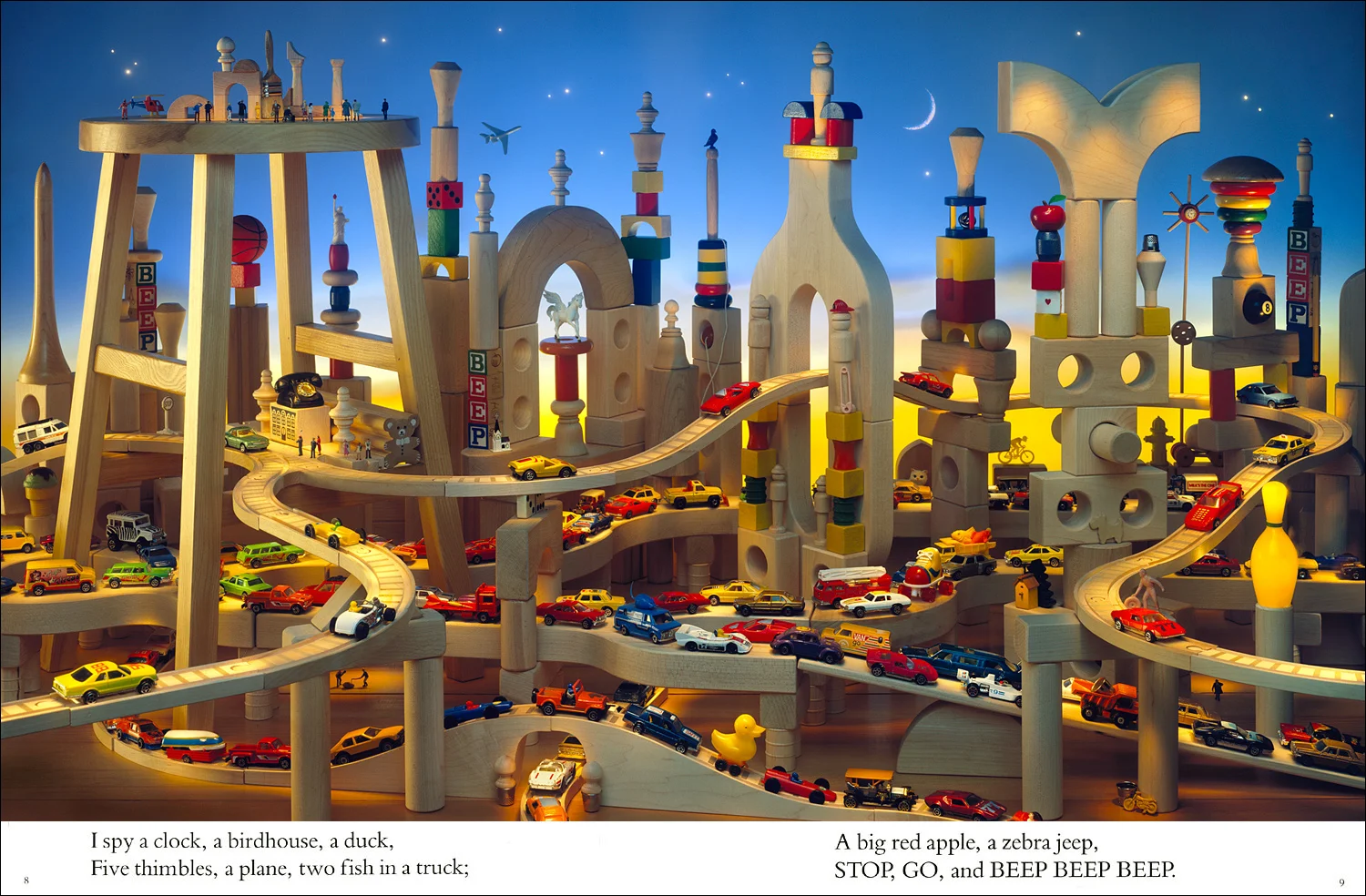 City Blocks , from I SPY Fantasy (1994), Photographs by Walter Wick, Riddles by Jean Marzollo 