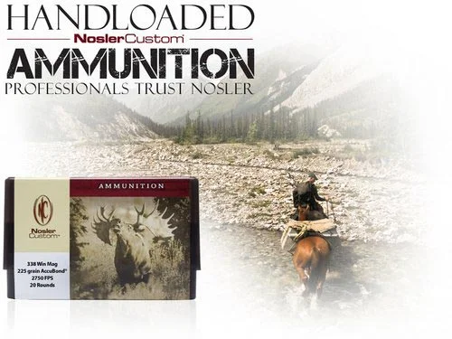 NoslerCustom Ammunition Banner