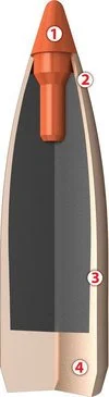 Ballistic Tip Varmint Bullet Cutout