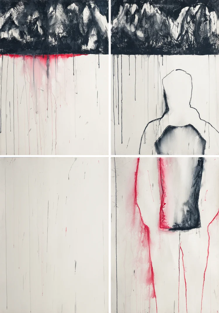 Aquarelle on paper 79x55.5 in / 200x140 cm 2011 