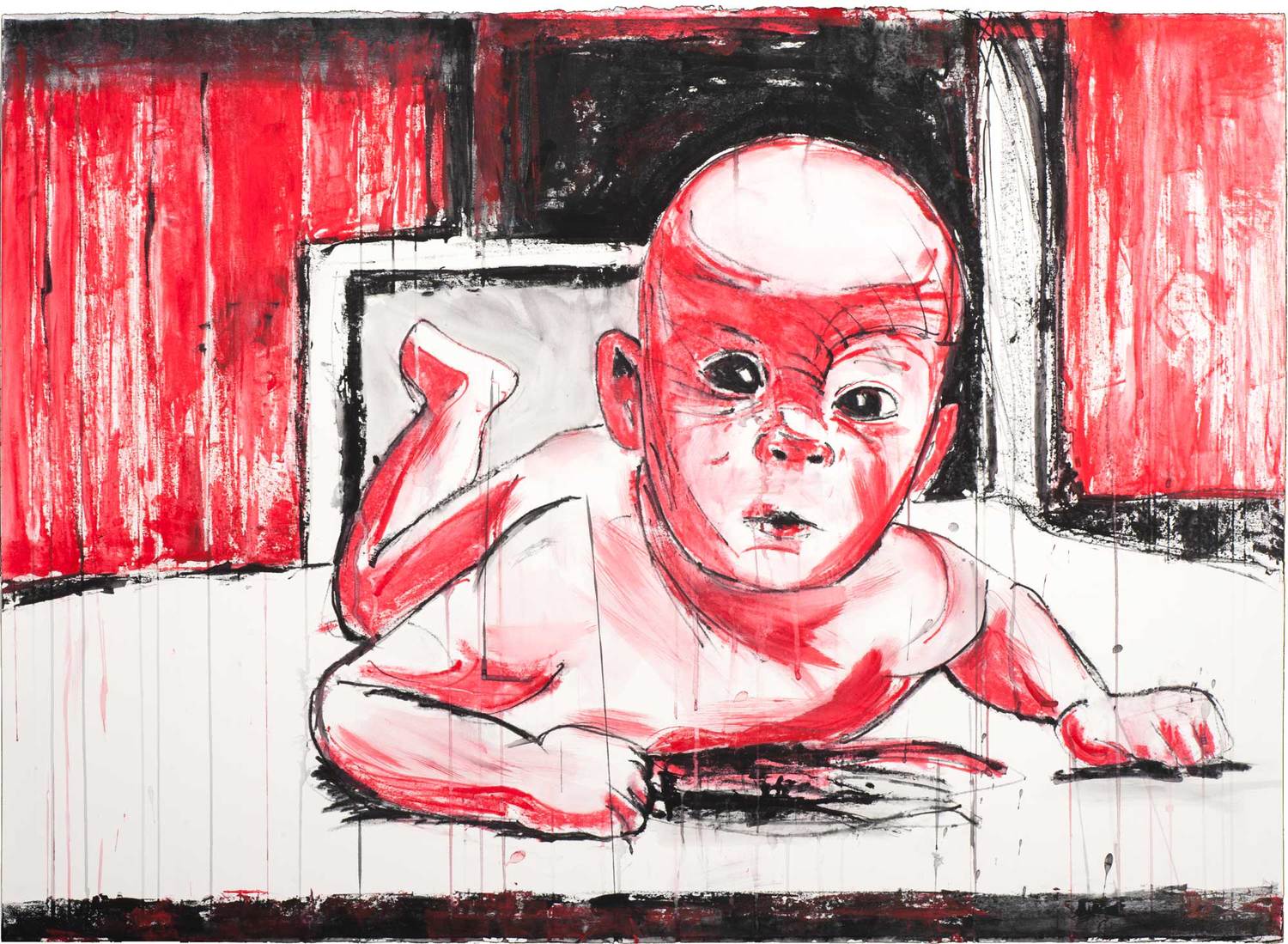 Aquarelle on paper 30x46 in / 76x117 cm 2010 