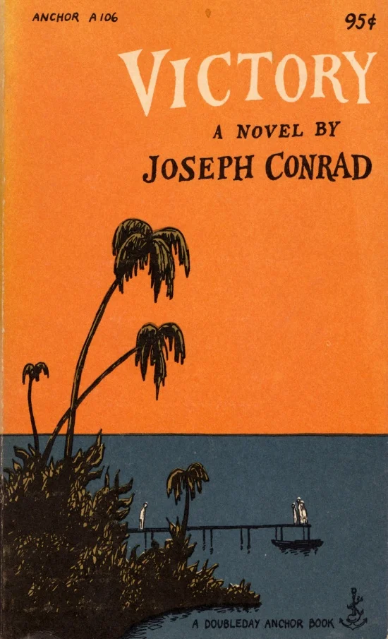 Victory by Joseph Conrad with a cover by Edward Gorey. via Etsy