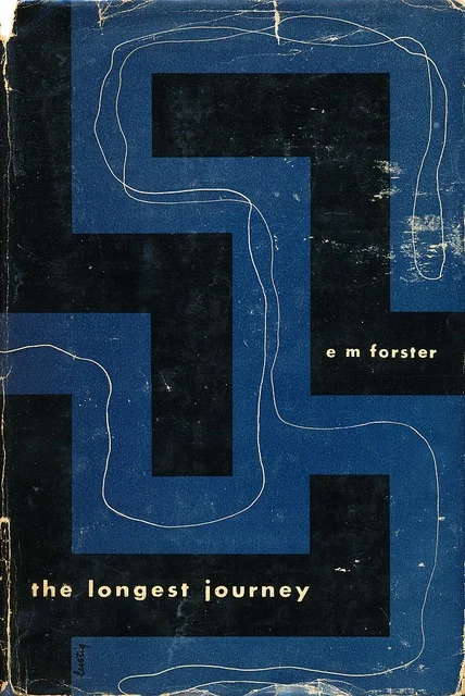E.M. Forster's "The Longest Journey" design by Alvin Lustig. New Directions, 1943. First Edition via