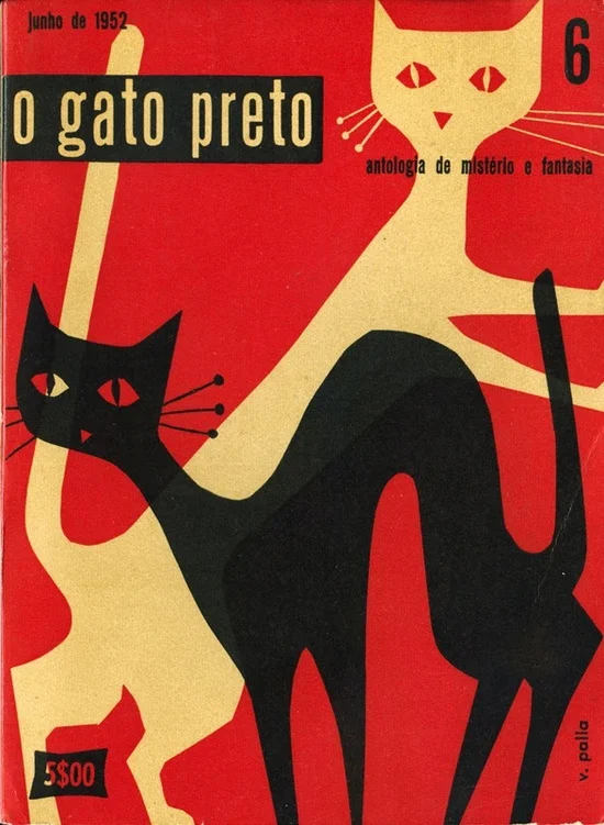 o gato preto cover by Victor Palla 1952 via