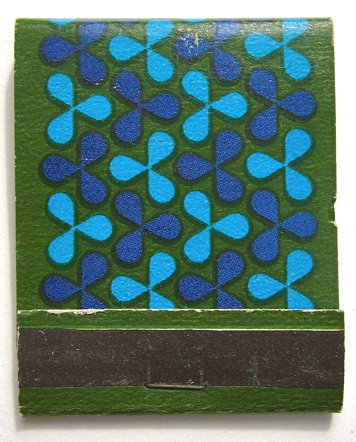 Designed by the legendary Saul Bass for the Hunt-Wesson/Ohio Match Company circa 1964. Can be had for a mere $15 on etsy.