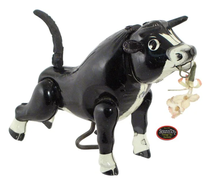 Linemar tin toy 1950s via Serious Toyz
