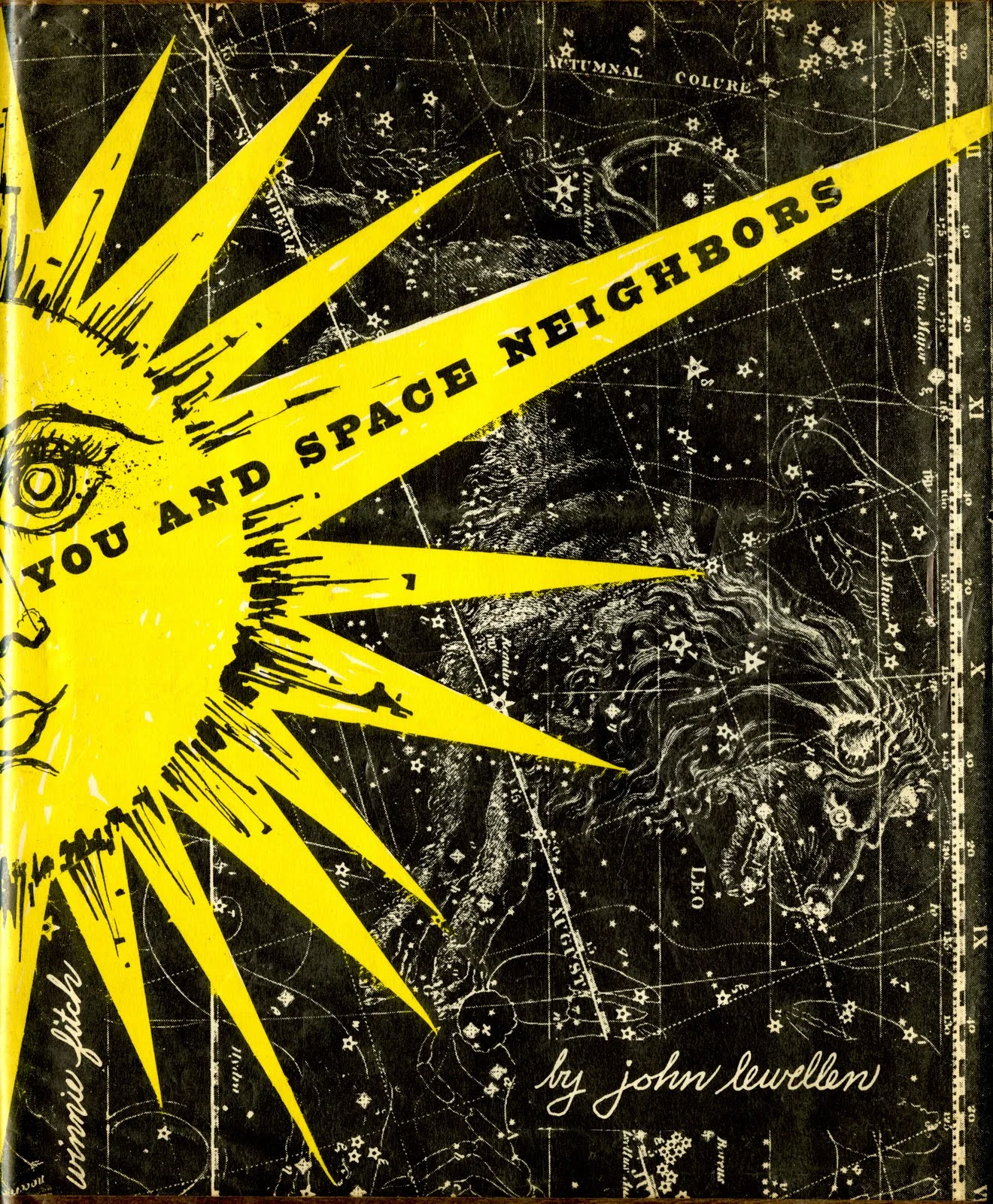 You and Space Neighbors by John Lewellen 1953 via letterology.com
