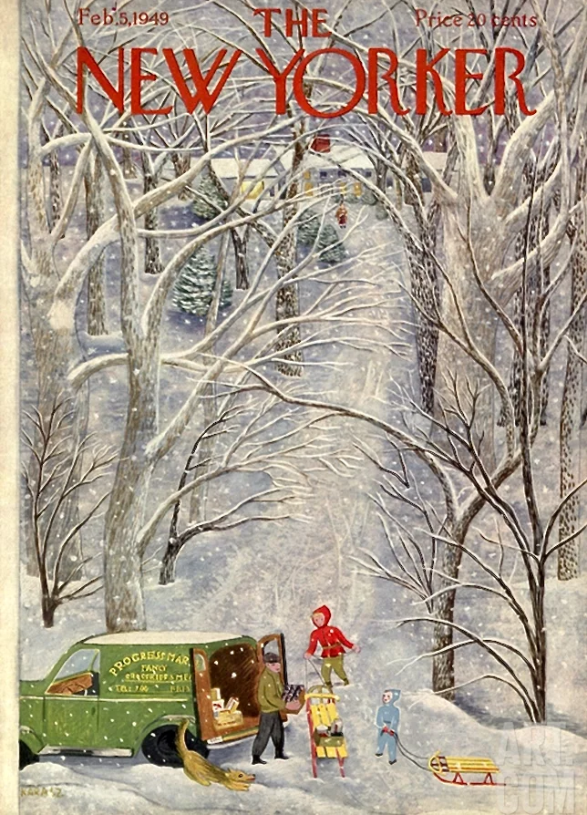 The New Yorker Feb 5, 1949 | Ilonka Karasz via art.com