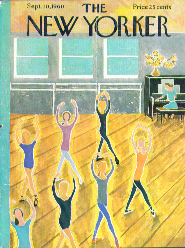 The New Yorker September 1960 | Ilonka Karasz via THE JUMPING FROG