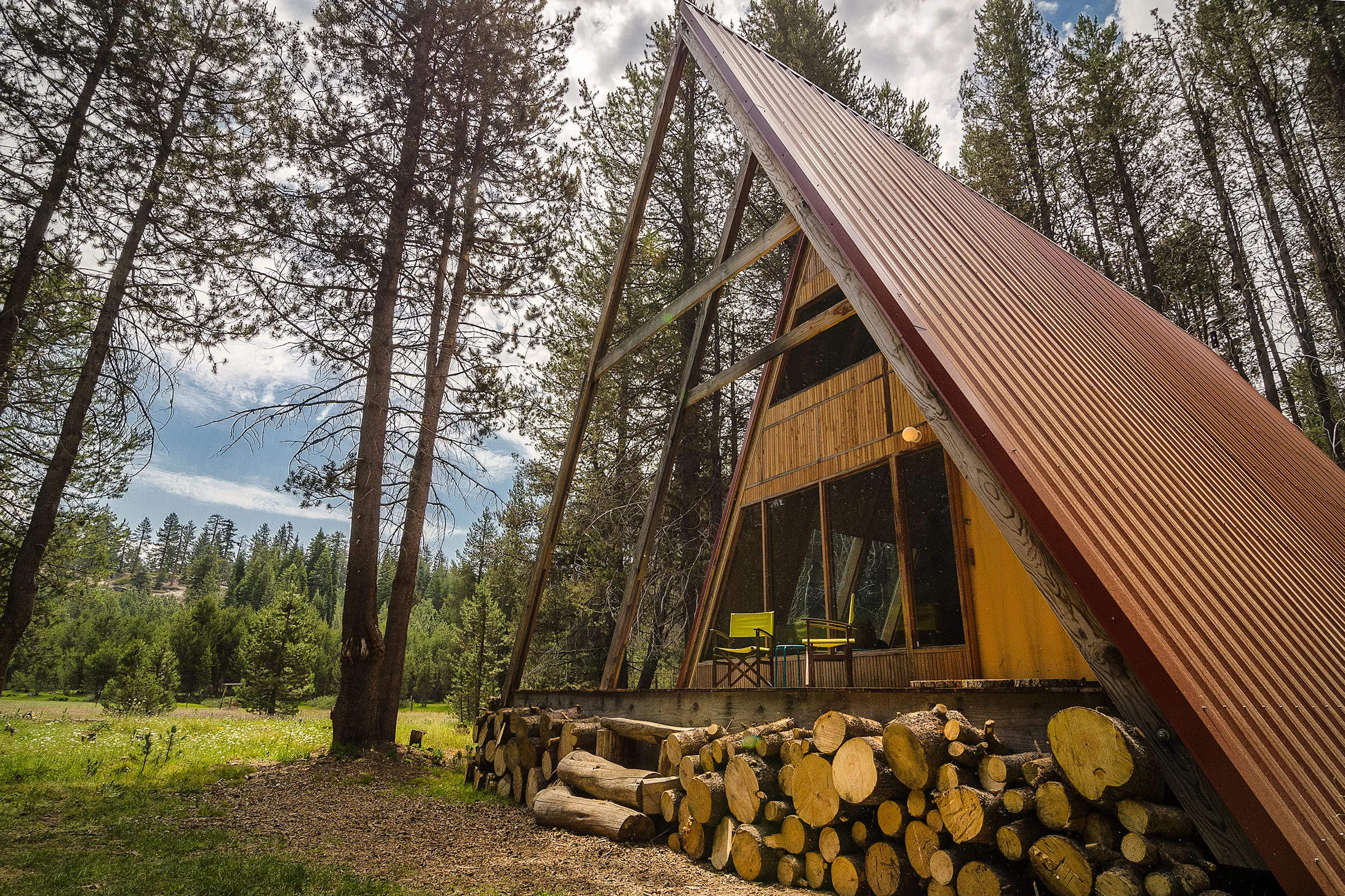 The Red A-Frame. Photos by Wassim Muklashy. Read about his photo trip here