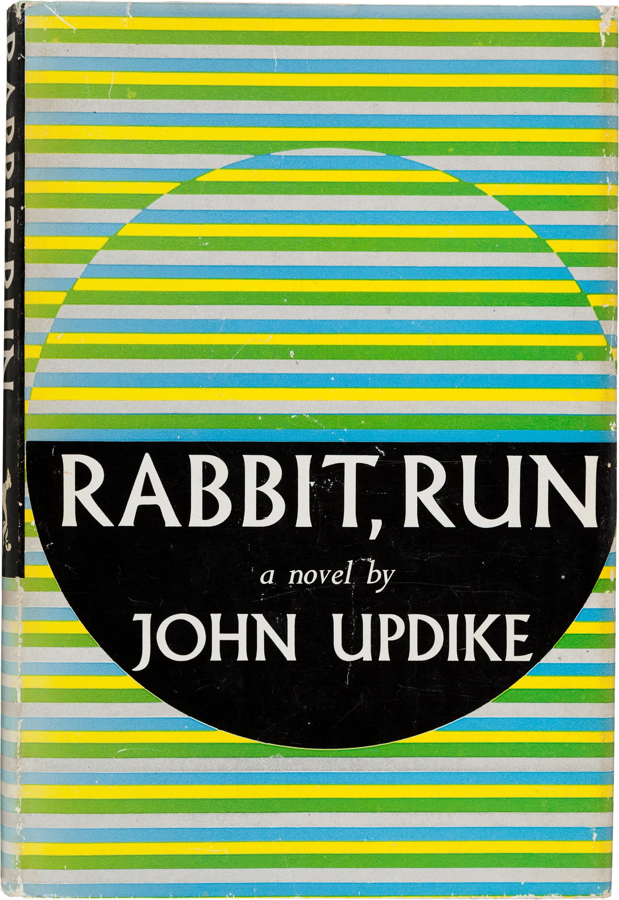 John Updike. Rabbit, Run. New York: Knopf, 1960. First edition. This particular copy is signed by the author and will be auctioned on Heritage Auctions on April 2nd.