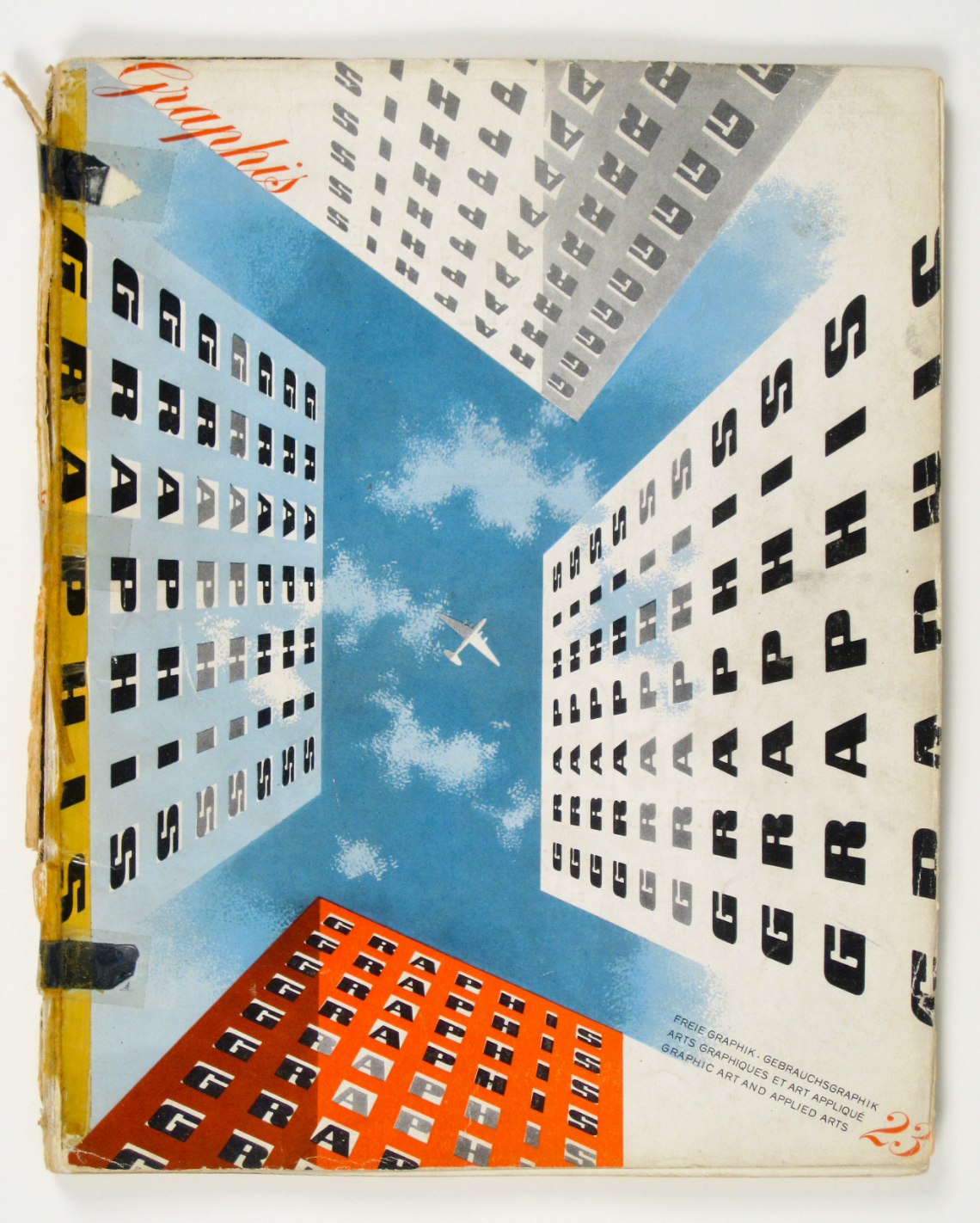 Cover of Graphis magazine by Joseph Binder, 1948