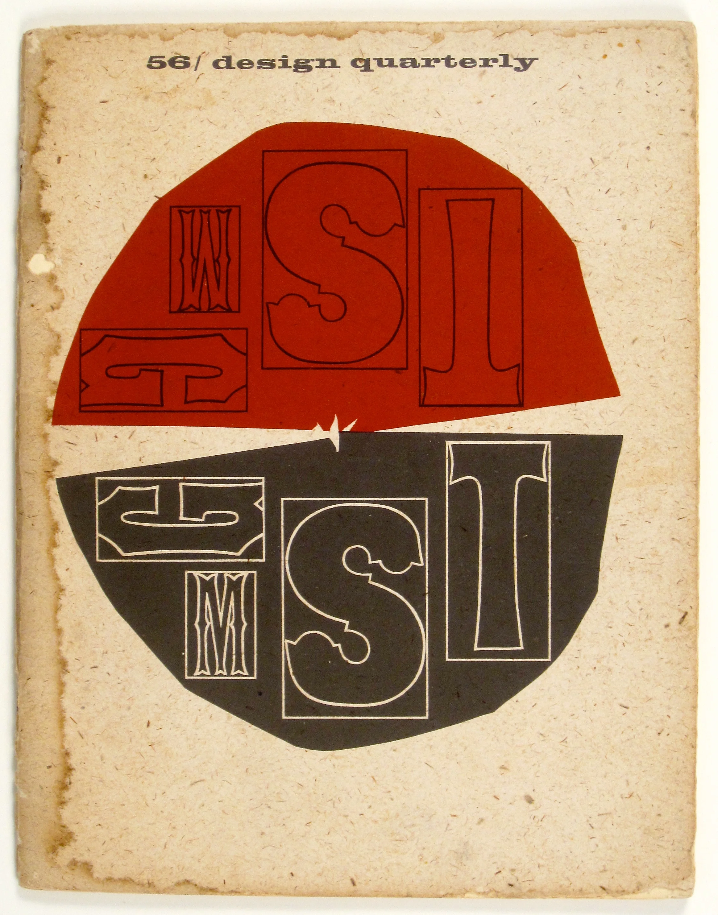 Cover of “Design Quarterly” by Rob Roy Kelly, Walker Art Center. 1963