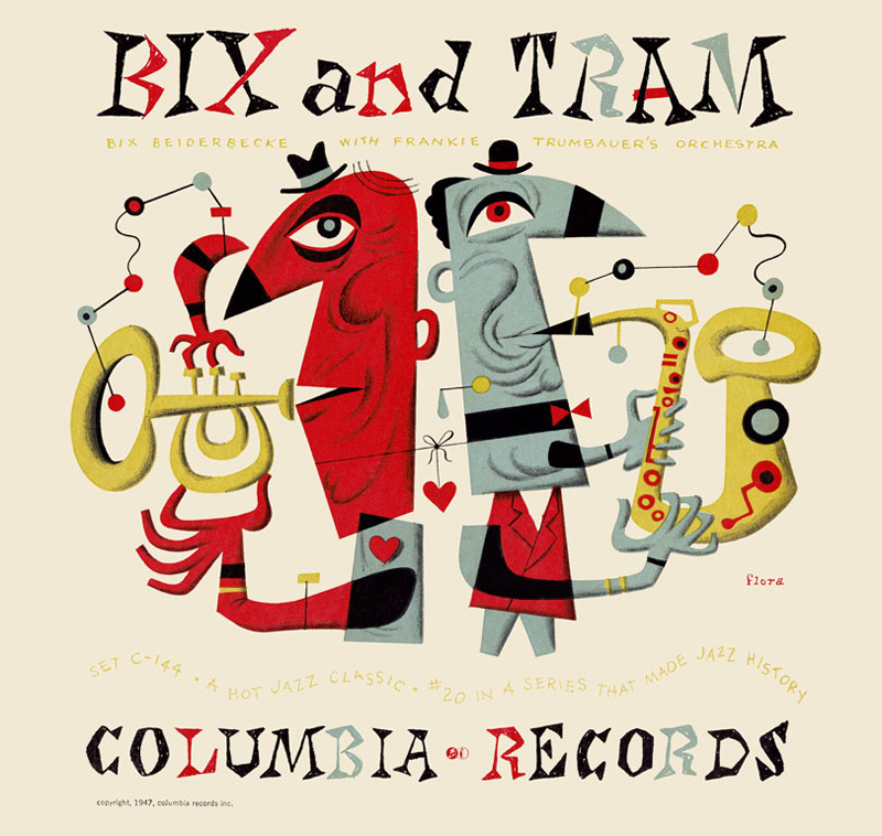 Bix and Tram for Columbia records