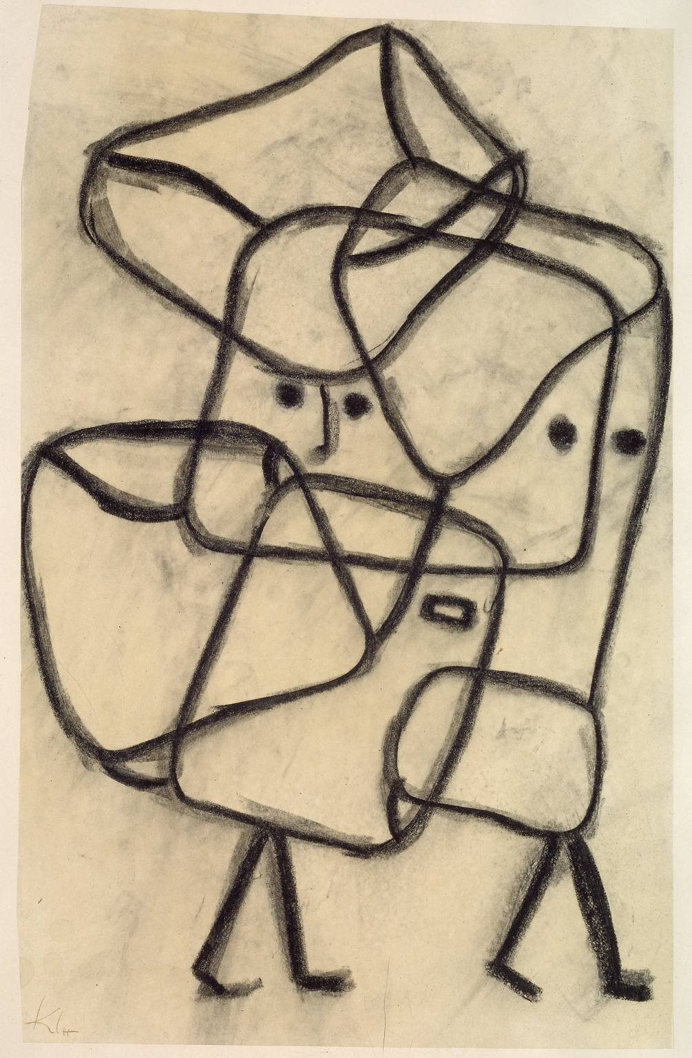 Burdened Children 1930 Paul Klee 1879-1940 Bequeathed by Elly Kahnweiler 1991 to form part of the gift of Gustav and Elly Kahnweiler, accessioned 1994 via Tate.org