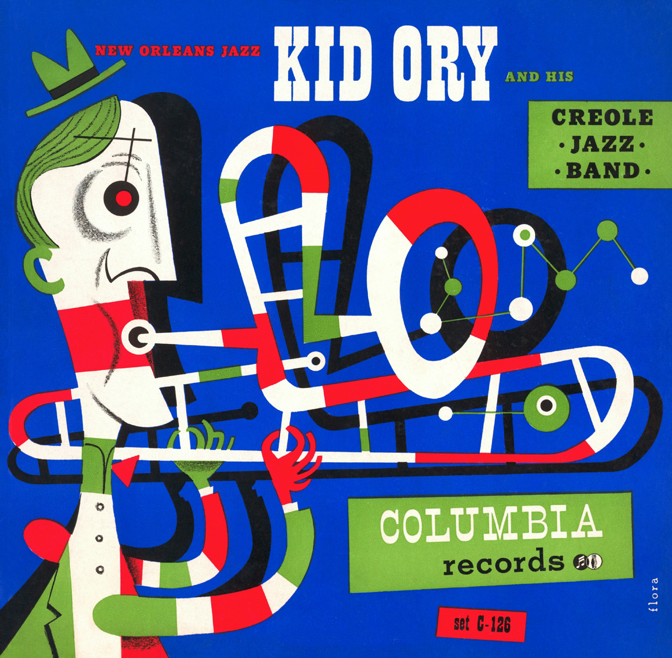1947 Kid Ory and His Creole Jazz Band 78 album cover