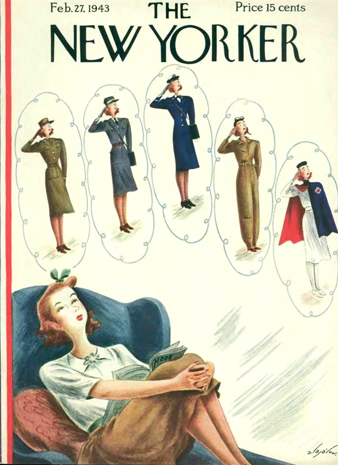 The New Yorker Feb 1943 | Cover by Constantin Alajalov