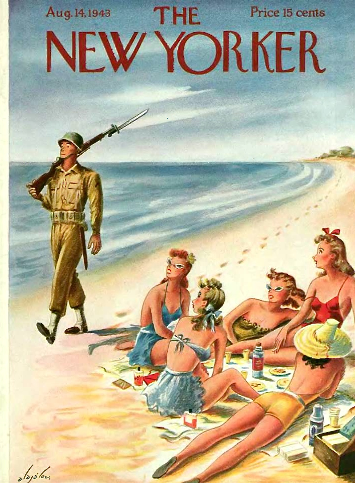 The New Yorker August 1943. Cover by Constantin Alajalov 