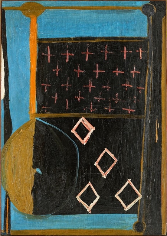 Blue with Crosses, 1947 ROBERT MOTHERWELL via opera gallery.com