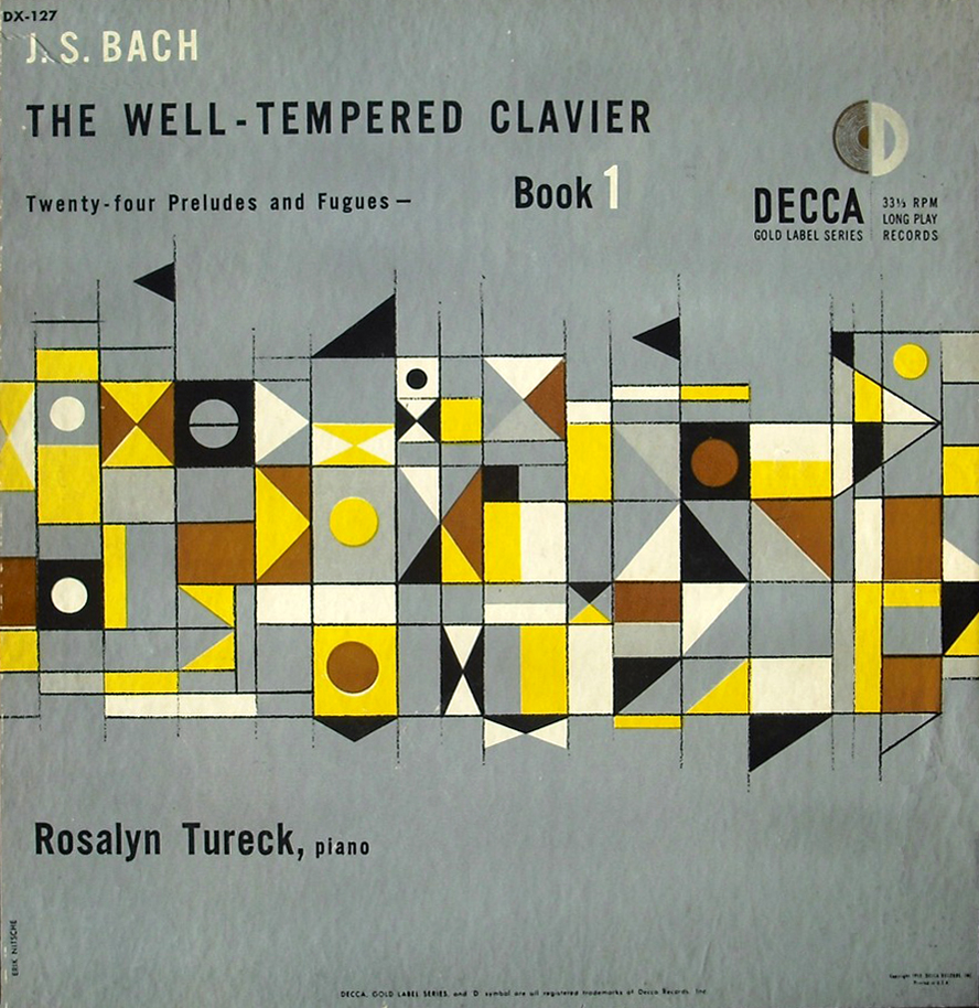 J.S Bach, The Well-tempered clavier, Decca Records