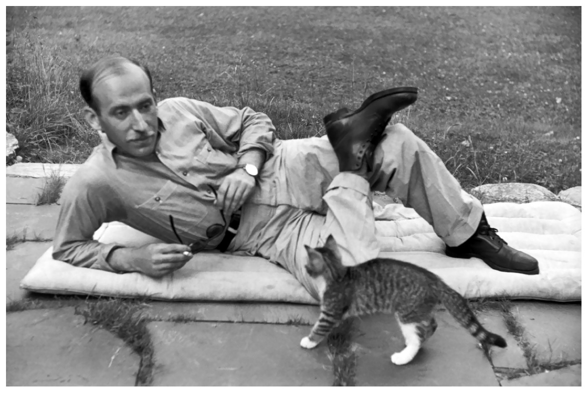 Henri Cartier-Bresson Saul Steinberg, Vermont (1947)