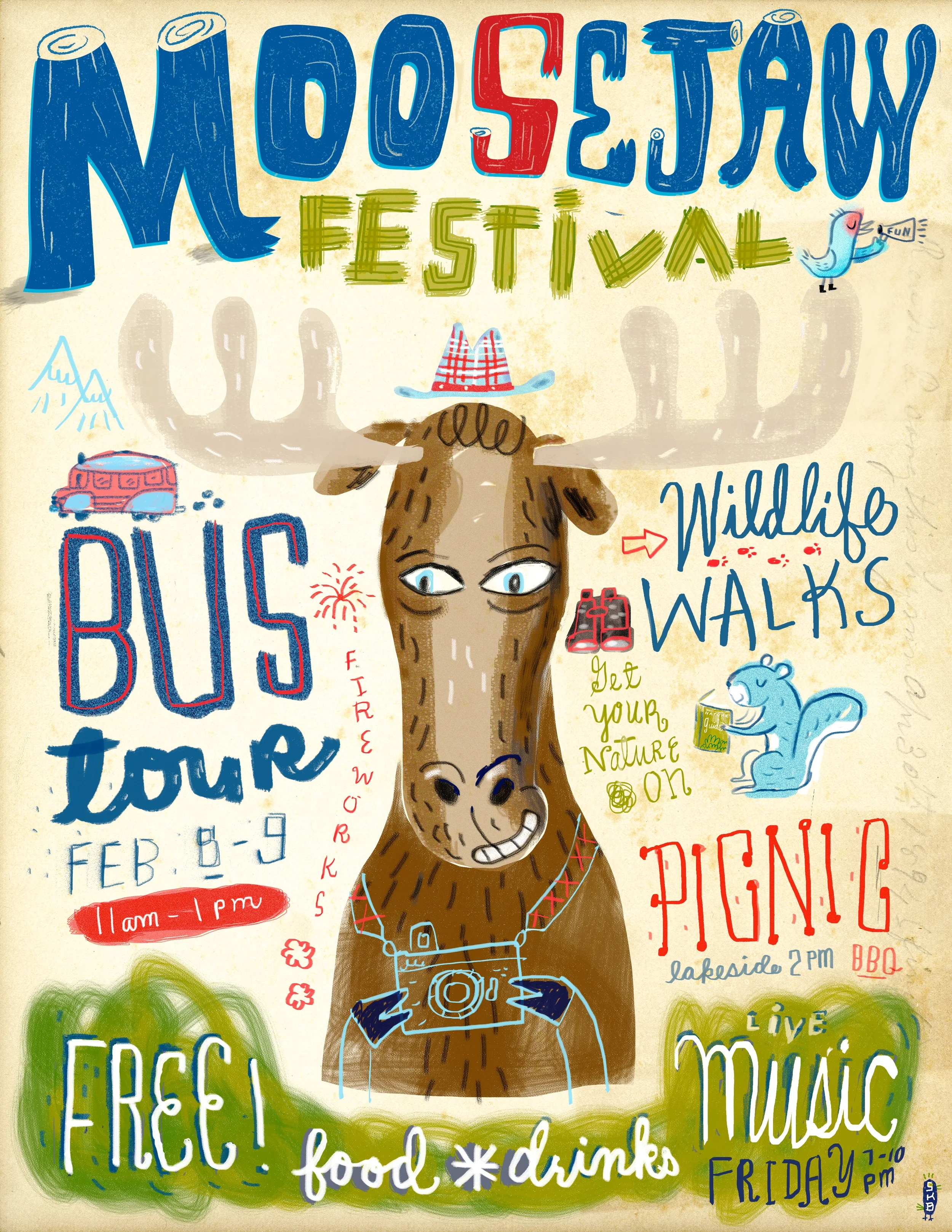 Moosejaw festival poster