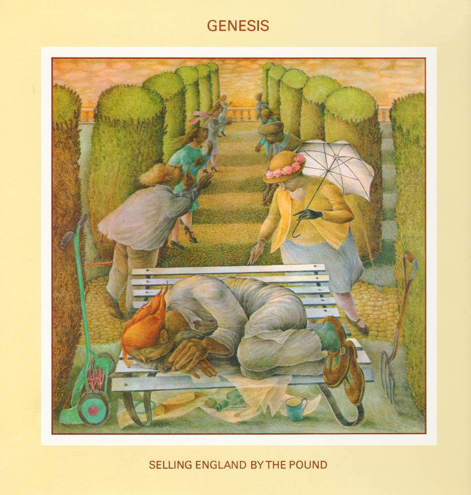 Swanwick's artwork featured on the 1973 Genesis album "Selling England by the Pound" is representative of her later style. 